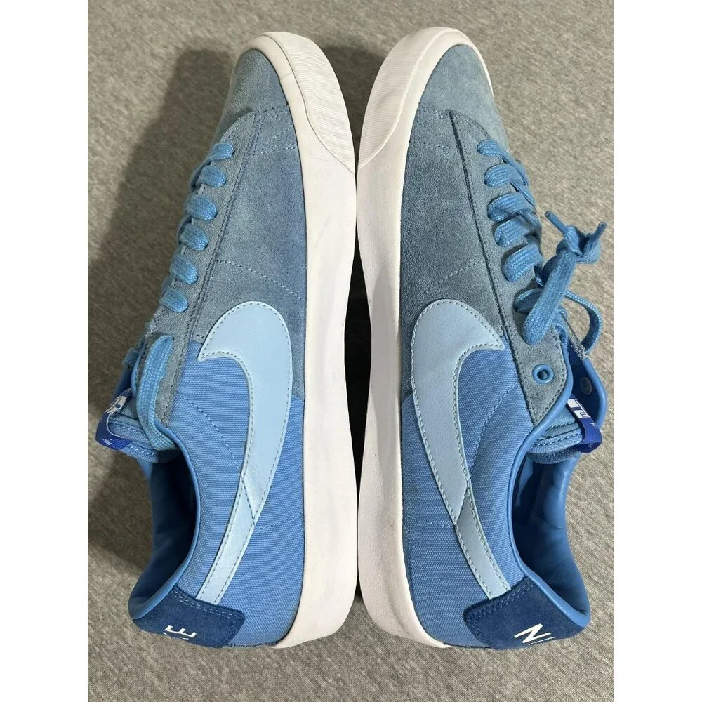Nike SB Blazer Low‎ GT Shoes Mens Size 13 Blue Suede Grant Taylor DC7695-400